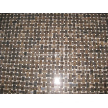 Dark Emperador Basketwave Marble Mosaic Tile Stone Mosaic (HSM131)